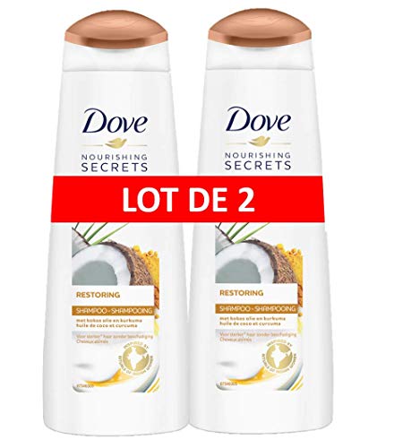 Dove Secrets de cuidado champú Coco 250 ml – juego de 2