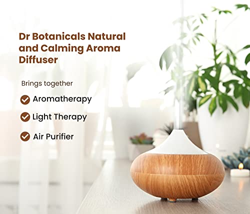 Dr Botanicals Difusor de Aceite Esencial de Aromaterapia Hecho de Madera