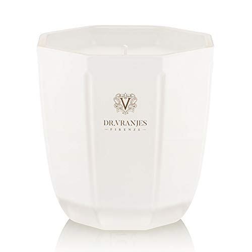 Dr. Vranjes - Vela decorativa Perla – Ginger Lime 200 g - Vela perfumada, vasos de cristal realizados a mano, Made in Italy, vela decorativa de lujo, color Perla