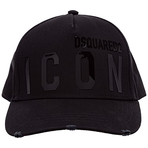 DSQUARED2 Hombre Icon Gorras Nero