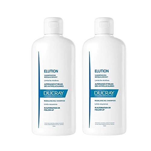 Ducray Duplo Elución Champú Dermoprotector, 2x400ml, No Color, Cedro, 800 Mililitro