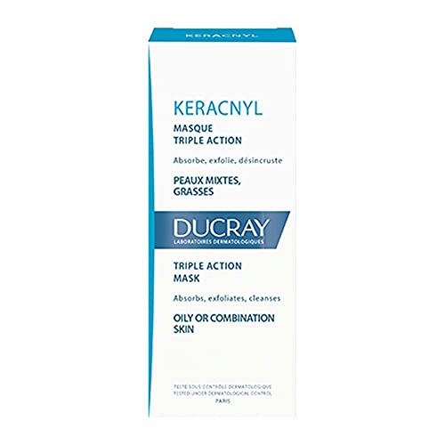 Ducray Keracnyl Mask 40 Ml, Único, Aloe Vera