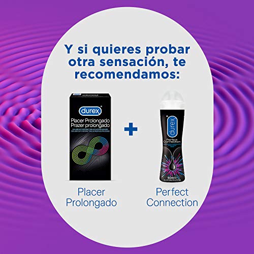 Durex Preservativos Placer Prolongado con Efecto Retardante - Total 12 Condones