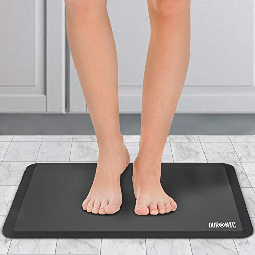 Duronic DM-MAT1 Alfombra de Goma Suelo Antifatiga Ergonómica Reposapiés de Oficina, Suave y Mullido para Evitar Dolores de Rodilla, Piernas y Pies en la Oficina, Cocina y Comercios