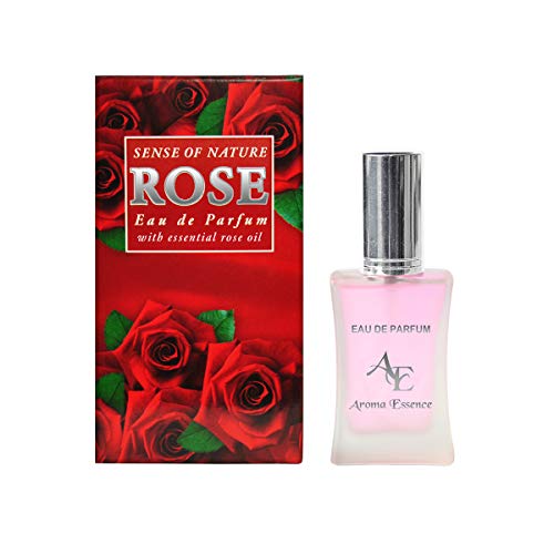 Eau de Parfum Mujer Red Rose 35ml, aroma de rosa búlgara, enriquecido con aceite de rosa, notas almizcladas y vainilla