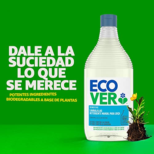 Ecover Lavavajillas líquido ecológico, fragancia Camomile & Clementine, 450ml