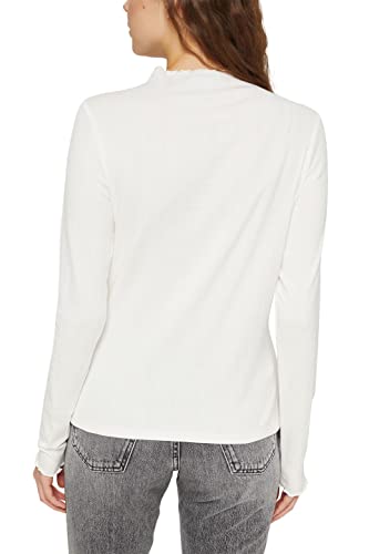 edc by Esprit 012CC1K309 Camiseta, 110/blanco Roto, XXL para Mujer