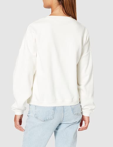 edc by Esprit 991CC1J303 Sudadera, 110/blanco Roto, S para Mujer