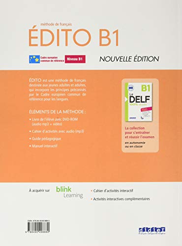 EDITO B1 EXERCICES+CD ED.18