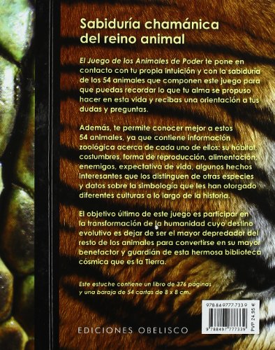 El juego de los animales de poder + cartas: sabiduría chamánica del reino animal (CARTOMANCIA)