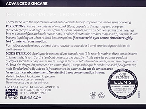 ELEMIS Cellular Recovery Skin Bliss Capsules, aceites faciales antioxidantes para día y noche, 60 cápsulas