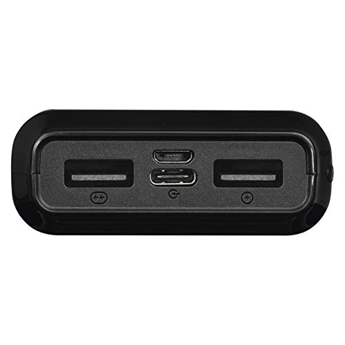 Emos B0523B Alpha Powerbank 20000 mAh/Batería Externa/Cargador/PASSthrough/salida2×USB+USB-C/Entrada microUSB+USB-C/2 en 1/AutoON/Off/para teléfono móvil, Tableta, iPhone, iPad, Galaxy,Huawei