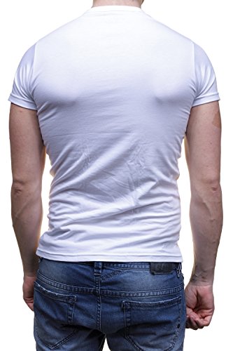 Emporio Armani 111267CC715, Camiseta Para Hombre, Blanco (Bianco/Bianco 04710), XX-Large, Pack de 2