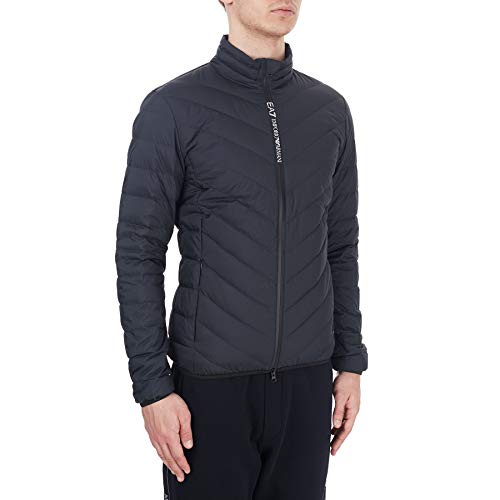 Emporio Armani EA7 Core ID - Chaqueta ligera de plumón, color azul