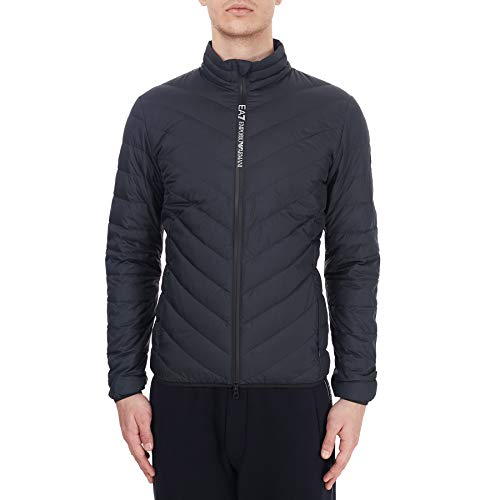 Emporio Armani EA7 Core ID - Chaqueta ligera de plumón, color azul