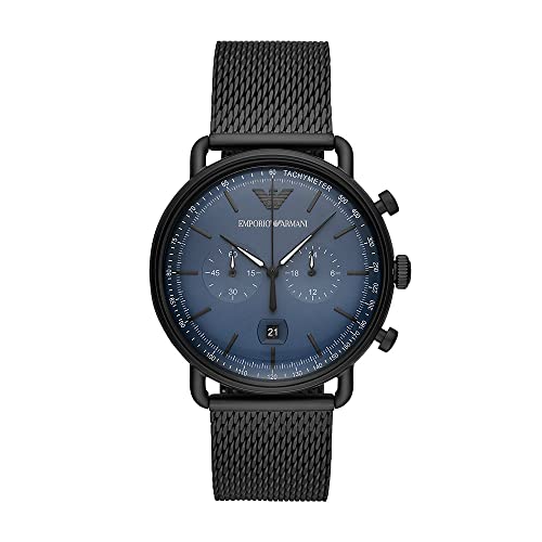 Emporio Armani Reloj Analógico para Hombre de Cuarzo AR11201 Gris