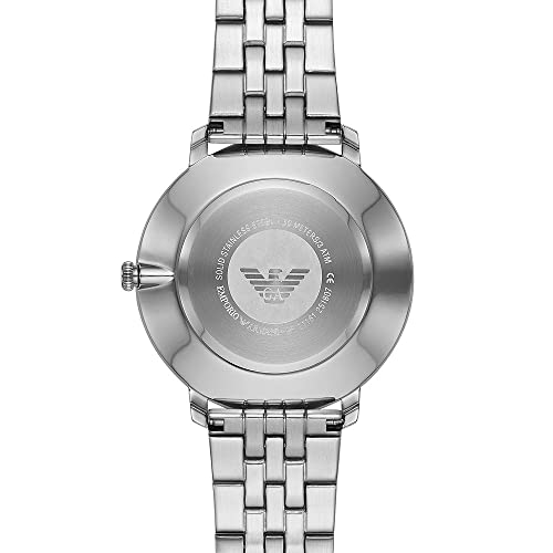 Emporio Armani Reloj Analógico para Hombre de Cuarzo con Correa en Acero Inoxidable AR11161