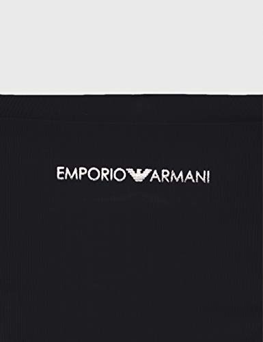 Emporio Armani Underwear Basic Bonding Microfiber 2-Pack Thong Ropa Interior, Mujer, Negro, M