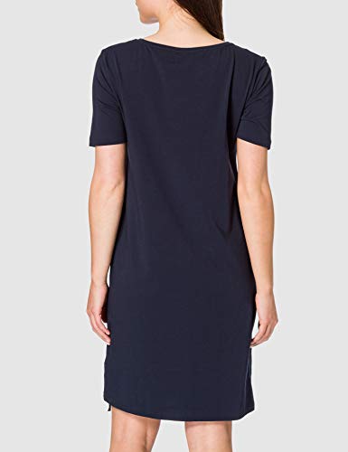 Emporio Armani Underwear Night Dress Basic Cotton Bata de Noche, Marine, S para Mujer