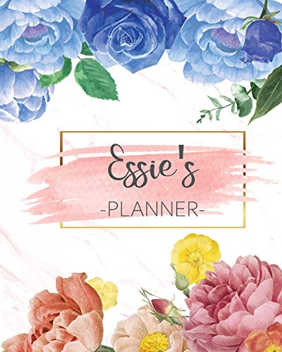 Essie's Planner: Monthly Planner 3 Years January - December 2020-2022 | Monthly View | Calendar Views Floral Cover - Sunday start