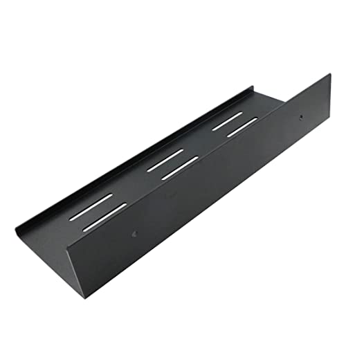 Estante Ducha Baño Organizador Cesta - Estantería de Aluminio, Estante de Pared de 30 cm Negro Mate, Resistente a la corrosión, Estantes para Colgar en la Pared para baño Cocina Balcón Accesorios