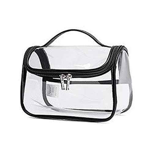 Estuche Transparente de Maquillaje PVC Impermeable Bolsa de Aseo Portátil con Cremallera , Bolsa de Cosméticos de Viaje a Prueba de Agua, para Viajes Baño Almacenamiento