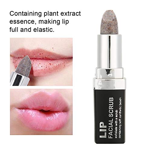 Exfoliador de Labios, Lápiz Labial Nutritivo, Barra Exfoliante, Barras de Exfoliación de Labios Nutritiva Lápiz Labial Quitar Cutículas de Pelícude Labios Elimina Eficazmente Piel Muerta y Tratamiento