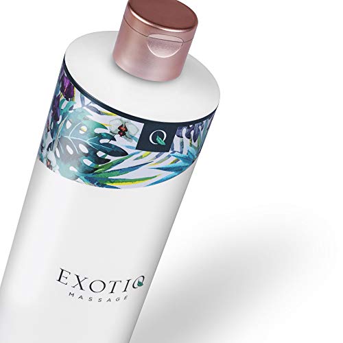 Exotiq Regular Cuerpo a Cuerpo Aceite Masaje (500ml - 17oz) - con un Efecto Nutritivo Masaje Íntimo - Perfecto para un Masaje de Cuerpo Completo; Duradero, Relaja los Musculos, Sin Olor