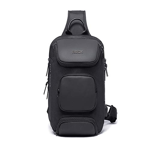 FANDARE Bolso Pecho Bolsos de Hombre y Pecho Negocio Sling Crossbody Bag Gran Capacidad Bolsos Cruzados Bandoleras Cruzada Mochilas y Bolsas de automoción Viaje Deportes Ciclismo Montañismo Negro