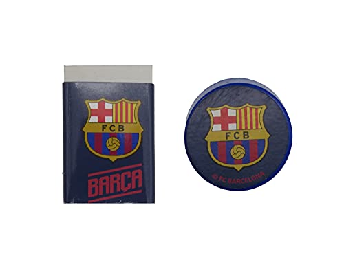 FCB FC Barcelona Portatodo con Material Escolar Estuches portaflautas, Unisex niños, Blaugrana, Estándar