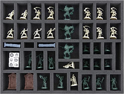 Feldherr HB040A001 Bandeja de Espuma Compatible con HeroQuest (2021): Kellars Keep + Return of The Witch Lord - Actualización para HB01Set