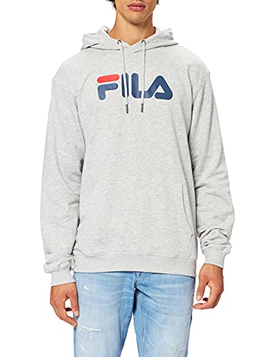 Fila Classic Pure Hoody Sudadera con Capucha, Gris Claro Melange Bros, XS Regular Unisex Adulto