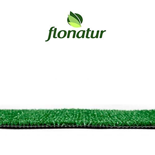 FLONATUR Moqueta Cesped Artificial 7 mm. Rollo 1x25 para Exterior e Interior, Niños y Perros. Varias medidas de rollos, para decorar suelos terraza, vallas de jardín, cercas de piscinas