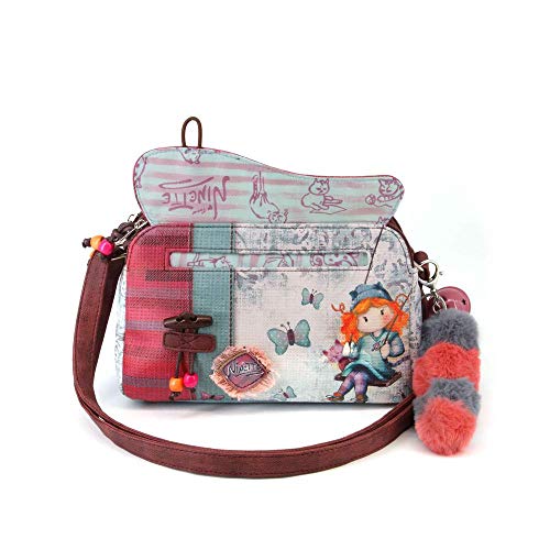 Forever Ninette Forever Ninette Swing-Sac à Bandoulière Muffin Bolso Bandolera 26 Centimeters Multicolor (Multicolour)