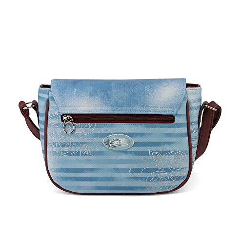 Forever Ninette Origin Muffin Bolso Bandolera, 26 cm, Azul