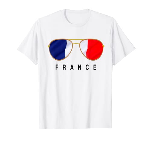 Francia Gafas de sol, Francia Bandera Francesa Camiseta