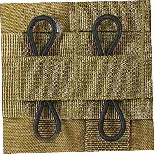 Froiny 4pcs Molle Molle Cinta Elástica Hebilla Encuadernación Retenedor Molle Molle