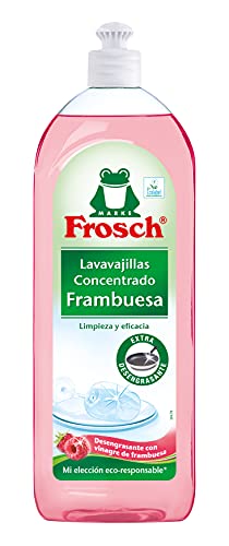 Frosch Lavavajillas a Mano Concentrado, Frambuesa, Negro, Estandar, 750 Mililitros