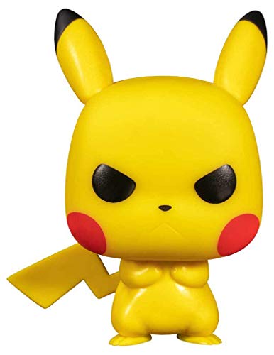 Funko Pop! Games: Pokemon – Figura de vinilo Grumpy Pikachu (incluye funda protectora compatible con caja de pop)