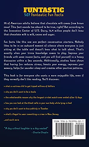 Funtastic! 507 Fantastic Fun Facts: Crazy Trivia Knowledge for Kids and Adults Including Information About Animals, Space and More