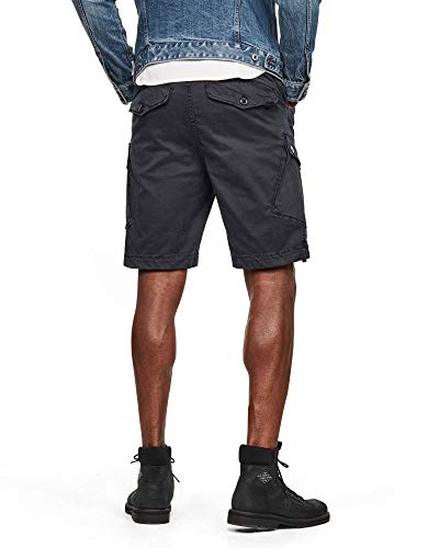 G-STAR RAW Roxic Pantalones Cortos, Azul (Mazarine Garment Dyed C096-b567), 32W para Hombre