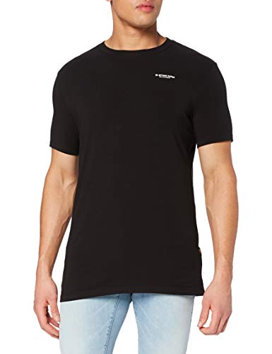 G-STAR RAW Slim Base Camiseta, Dk Black C723-6484, S para Hombre