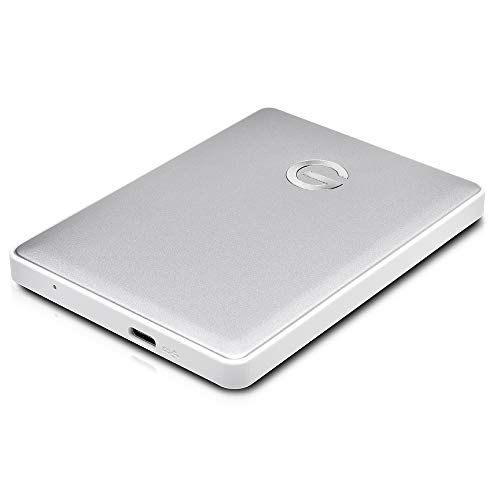 G-Technology G-Drive Mobile USB-C - Disco Duro Portátil, 1 TB, Plateado