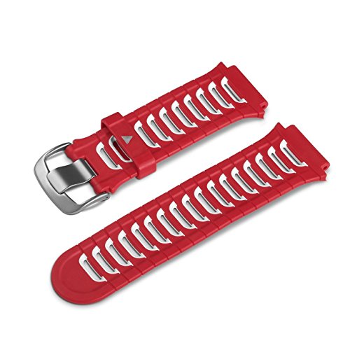 Garmin - Correa de muñeca Color Rojo y Blanco, Compatible con Modelo S2 / S4