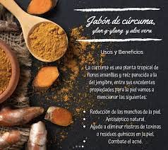 Gel Jabon sólido de Curcuma para cuerpo y rostro artesanal y ecológico - 100% natural y vegano. Sin sulfatos ni parabenos.