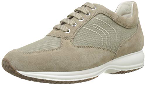 Geox U Happy Art. G - Zapatillas Hombre, Beige (Sand C5004), 42.5 EU, Par