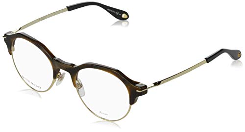 Givenchy gafas (GV 0078 KVI) Acetato Metal Havana Oro cepillado Metálico KVI Acetato plástico - Metal Havana cepillado - Oro Metálico