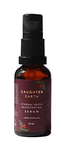 Glamorous Hub Daughter Earth - Suero facial rejuvenecedor Eternal Youth, 100% vegano, suero iluminador natural y ayurvédico - 15 ml