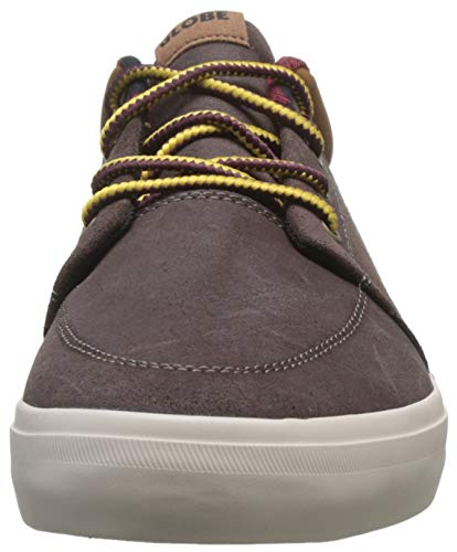 GLOBE GS Chukka, Zapatillas de Skateboard Hombre, Marrón (Dark Brown/Plaid 17307), 40.5 EU