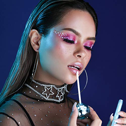 Glossy Pops - Cosmic Waves Blue Skies Fruit Punch, Brillo De Labios, Azul